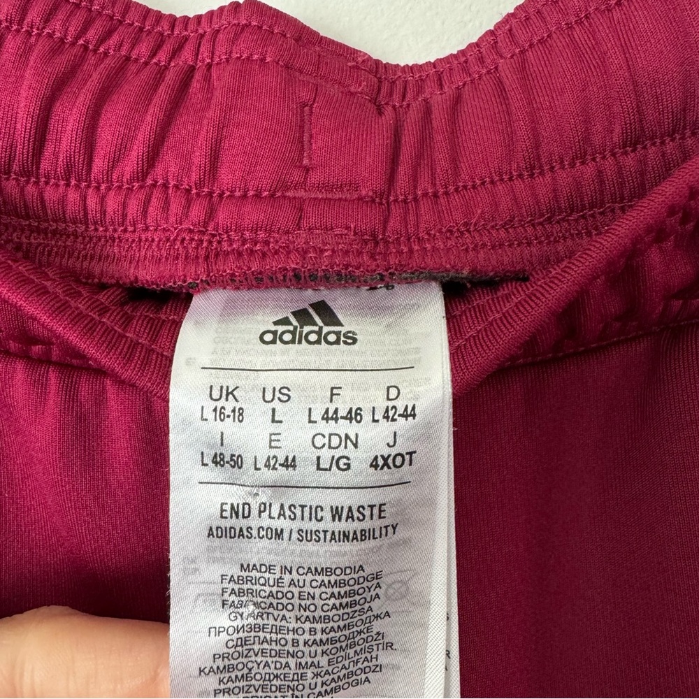 Adidas Zoe Saldana Wide Leg Aeroready Pants Women’s size Large - Picture 6 of 9
